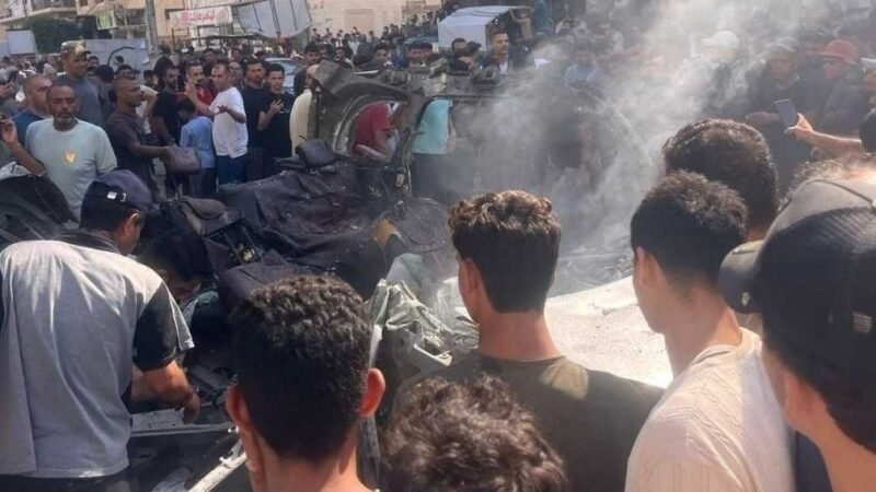 قتيلان وإصابات في غارة إسرائيلية استهدفت مركبة بمدينة غزة