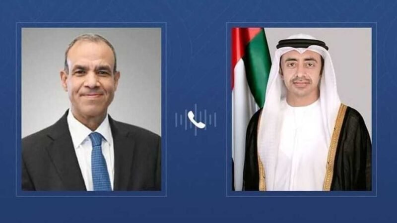 عبدالله بن زايد يبحث مع وزير الخارجية المصري تطورات المنطقة