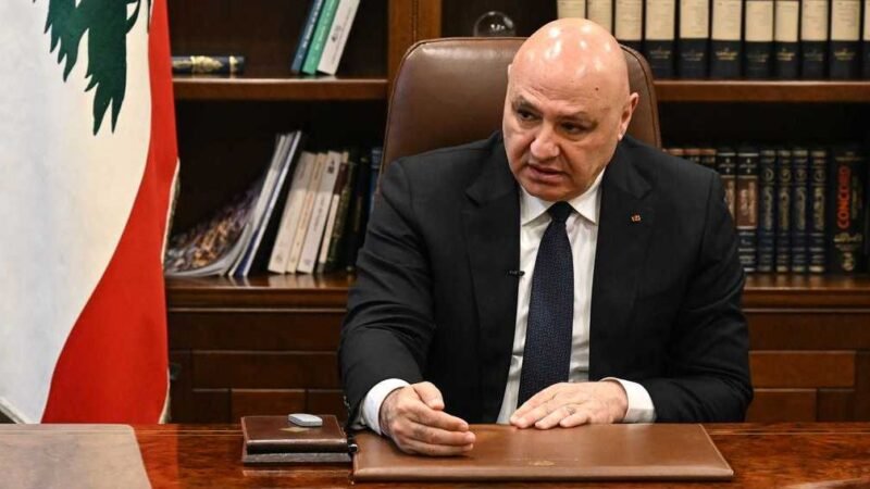 عون: لبنان يسعى لاتفاق أمني مع إسرائيل لإنهاء حالة العداء